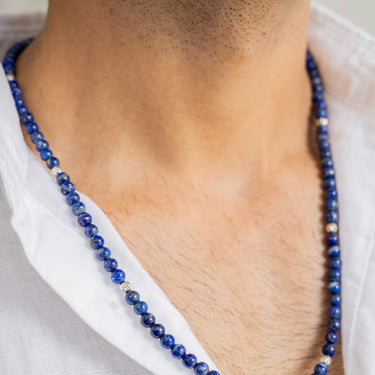 Lapis Legacy stone necklace