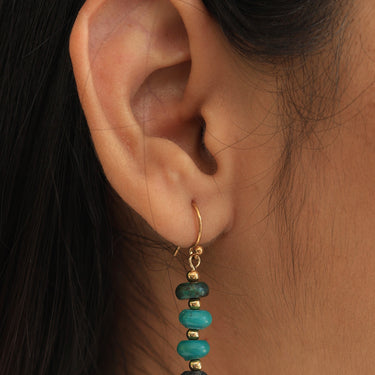 Zen- Turquoise Earrings