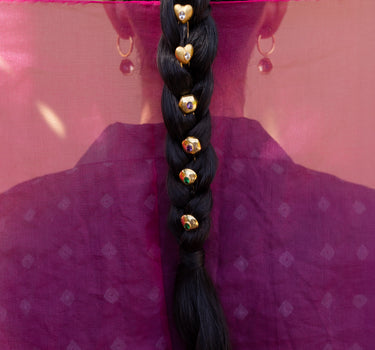 Regal Amethyst Hairpins – Set of 2