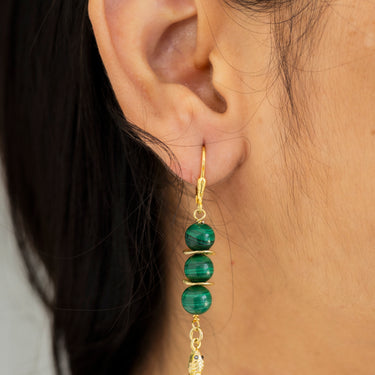 Mystic Malachite Earrings