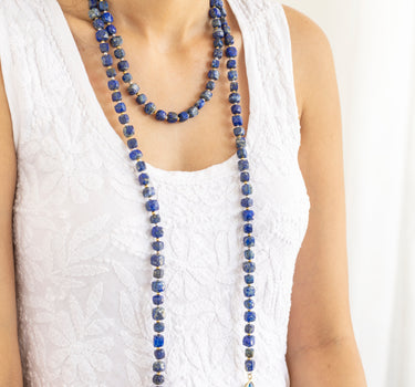 Enchanted Lapis Lazuli Lariat Necklace