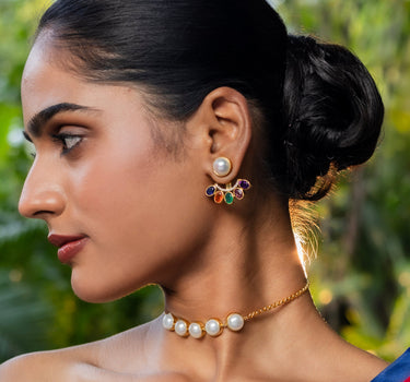 Panch Ratna Aura Earrings
