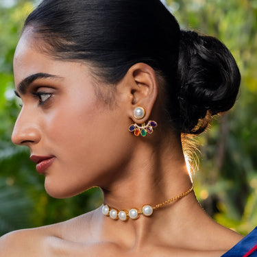Panch Ratna Aura Earrings