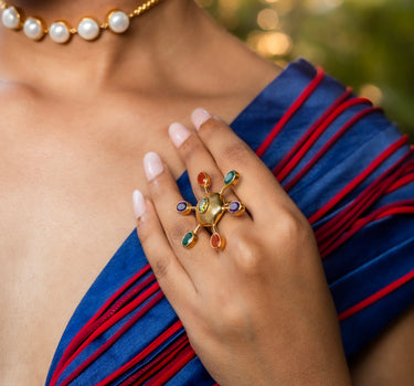 TRI-RATNA CHAKRA RING