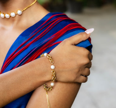 Aurelia Quattro Pearl Bracelet