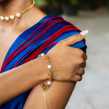 Aurelia Quattro Pearl Bracelet