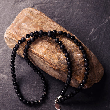 Onyx Enigma stone necklace