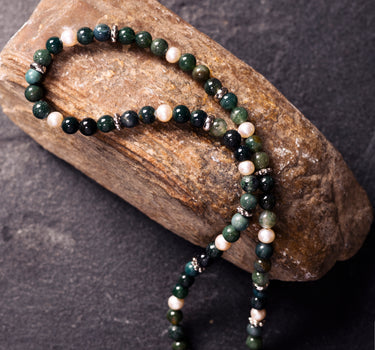 Pearl Essence stone necklace