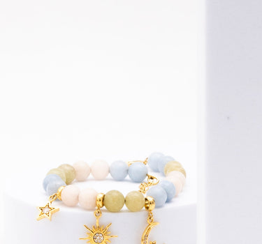 AQUA CELESTIAL TRIO BRACELET