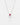 A 925 sterling silver pendant necklace featuring a small bow-shaped charm with a round pink gemstone at the center, suspended from a delicate silver chain on a white background
