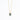 Seraphinite gemstone pendant necklace in 925 sterling silver with 18K Gold plating with CZ accents on white background.