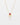 A gold chain necklace with a bow-shaped pendant featuring a small oval pink gemstone at the center, displayed on a clean white background with a soft reflection below in 925 sterling silver 18k Gold