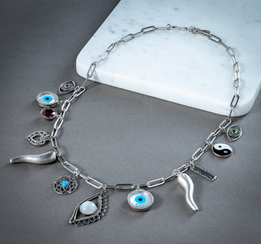 Eye statement Charm Necklace
