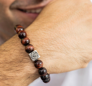 Red Tiger's Eye Bracelet- Courage and Strength