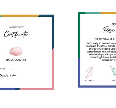 JANUARY- ROSE QUARTZ WITH FLOWER CHARM