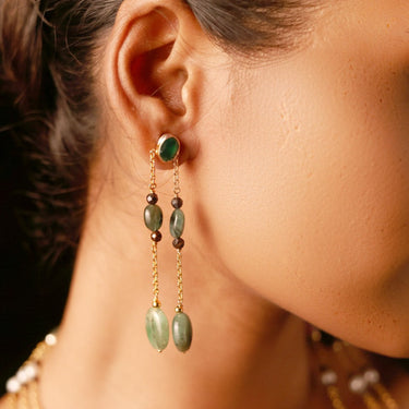 Green Sapphire Earrings
