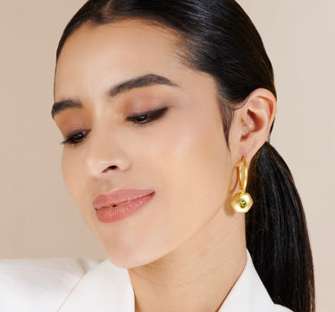 Light of Renewal – Peridot Hoops