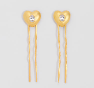 Crystal Quartz Hairpins – Set of 2