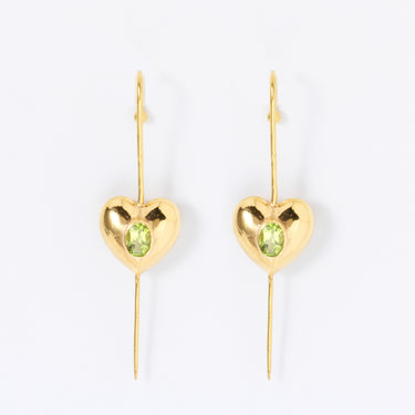 Spirit Heart Peridot Earcuff
