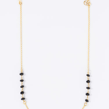 Amethyst Trinity Heart Mangalsutra Necklace