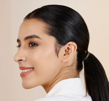 Peridot Volt Earcuff