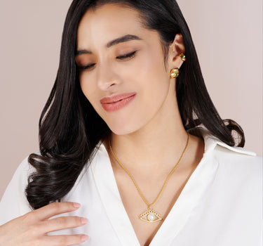 Cosmic Eye Frost Necklace