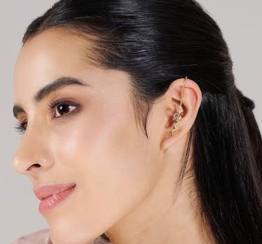 Clear Quartz Volt Earcuff