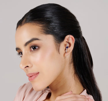 Amethyst Volt Earcuff