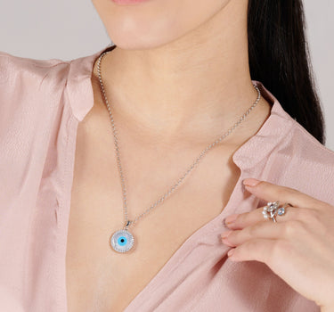 Turquoise Mystic Eye Necklace.