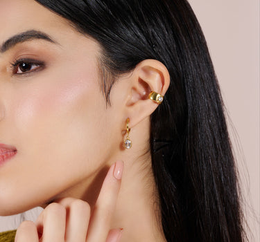 Kaia Gold Ear Cuffs (Pair)