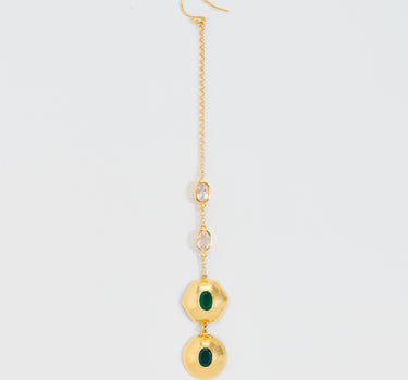 Spirit Light Green Onyx Maangtikka