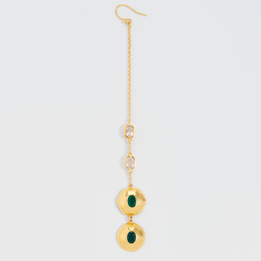 Spirit Light Green Onyx Maangtikka
