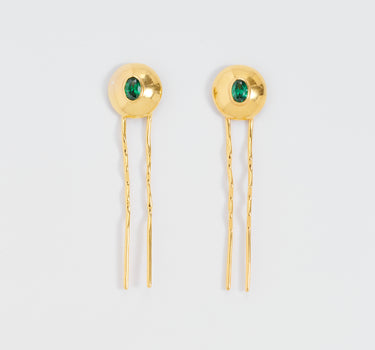 Radiant Onyx Hairpins-  Set of 2