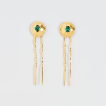 Radiant Onyx Hairpins-  Set of 2