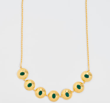 Radiant Light Green Onyx Choker Necklace