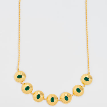 Radiant Light Green Onyx Choker Necklace