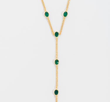 Green Onyx Hand Chain Bracelet