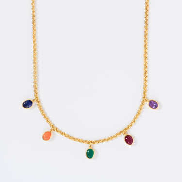 Panch Ratna Aura Necklace
