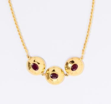 Radiant Vitality Ruby Choker Necklace