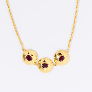Radiant Vitality Ruby Choker Necklace