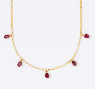Ruby Luminous Flow Necklace