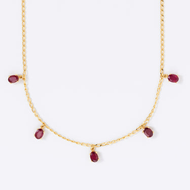 Ruby Luminous Flow Necklace
