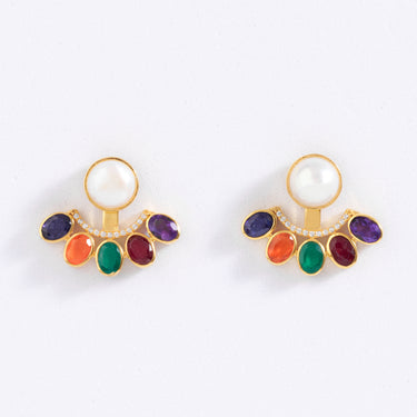 Panch Ratna Aura Earrings
