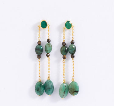 Green Sapphire Earrings