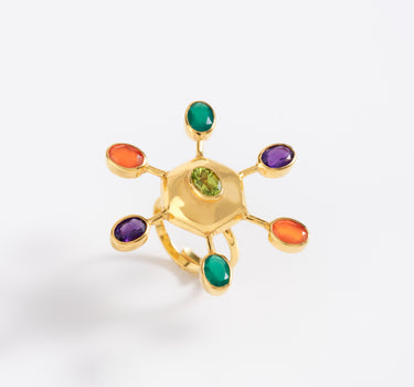 TRI-RATNA CHAKRA RING